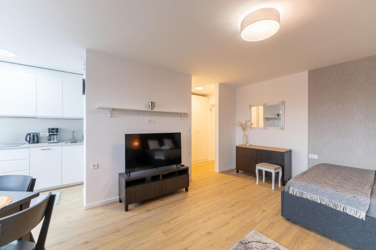 Elegant Tour As Studio Gilly With Open Views And A Balcony In The Center Ljubljana Ngoại thất bức ảnh